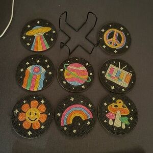Ensemble de 8 sous-verres